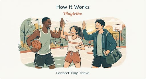Playtribe social feed after a local game